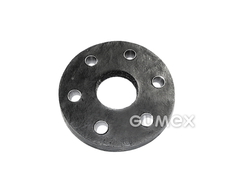 Hardy Kupplung armiert mit Röhren, 90/15mm, 6x Loch 10mm, Abstand 65mm, Innenloch 35mm, 